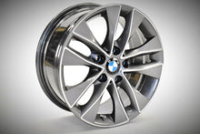 Laden Sie das Bild in den Galerie-Viewer, 4x Alufelge 17 Zoll 7.5" 5x120 43ET Glanz Graphit 6850152 BMW 2 F22 1 F21 F20 Mg FEL8091719187jq