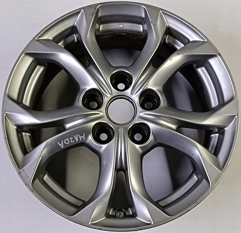 1x Alufelge 16 Zoll 6.5" 5x114.3 50ET Glanz Silber 13122024 Mazda Cx3 Cx-3 FEL5080329022ez