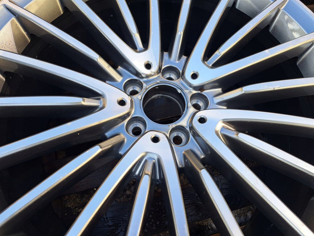 1x Alufelge 21 Zoll 9.0" 5x112 34ET Glanz Silber A2234011700 Mercedes-Benz W223 FEL8851223666bo