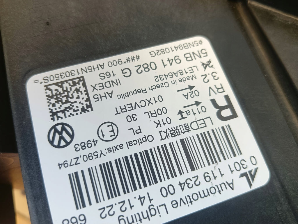 Frontscheinwerfer VW Tiguan 5NB941082G Full LED Rechts Scheinwerfer Headlight SCH6084939315od