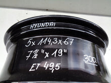 Load image into Gallery viewer, 1x Alufelge 19 Zoll 7.5" 5x114.3 49 5ET 52910-GI110 Hyundai Rim Wheel FEL5429378482lt