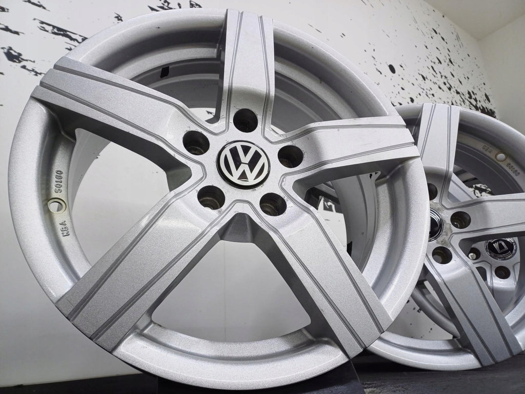 4x Alufelge 16 Zoll 6.5" 5x112 45ET D166555211 VW Beetle Touran Golf I Caddy FEL3823935848js