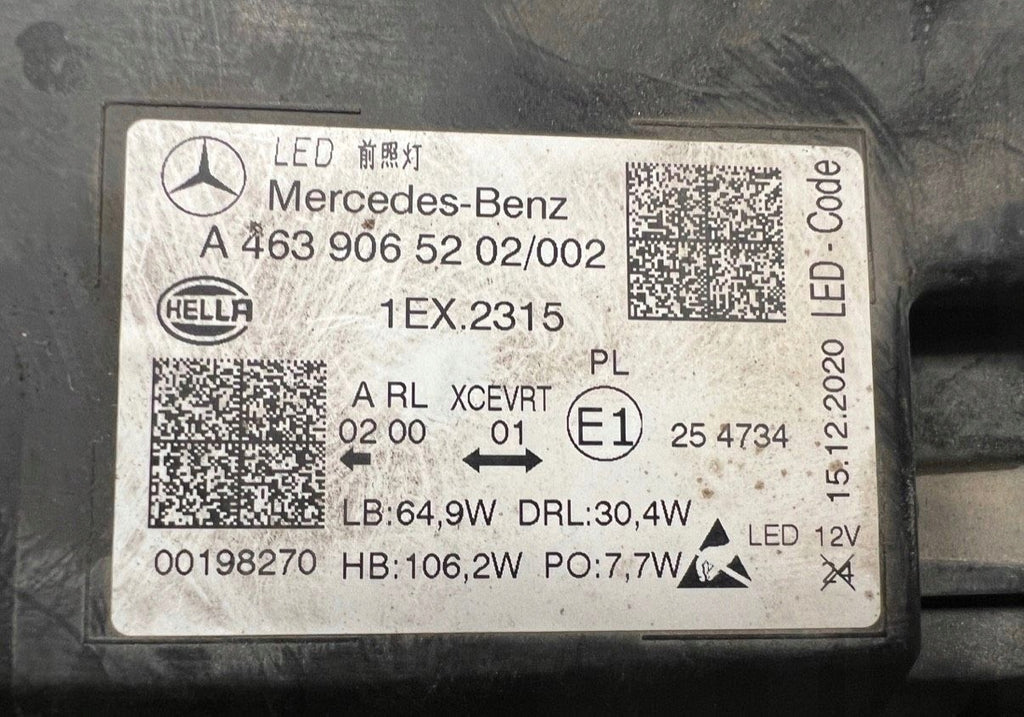 Frontscheinwerfer Mercedes-Benz W463 A4639065202 Links Scheinwerfer Headlight SCH8450506779wy