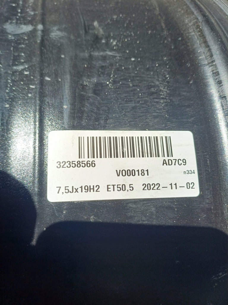 1x Alufelge 19 Zoll 7.5" 5x108 50 5ET Glanz Schwarz 32358566 Volvo V60 I Xc60 FEL2397471521po