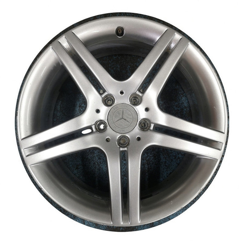 1x Alufelge 18 Zoll 7.5" 5x112 36ET Glanz Silber A2034015502 Mercedes-Benz