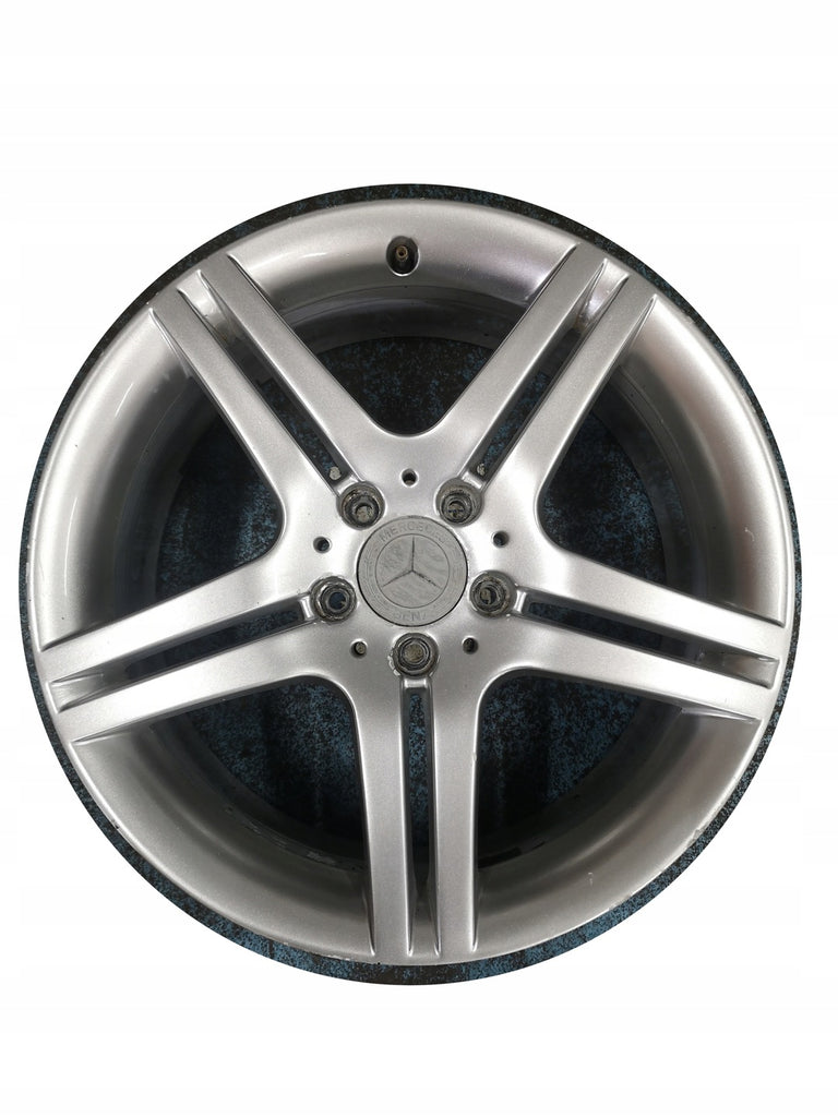 1x Alufelge 18 Zoll 7.5" 5x112 36ET Glanz Silber A2034015502 Mercedes-Benz