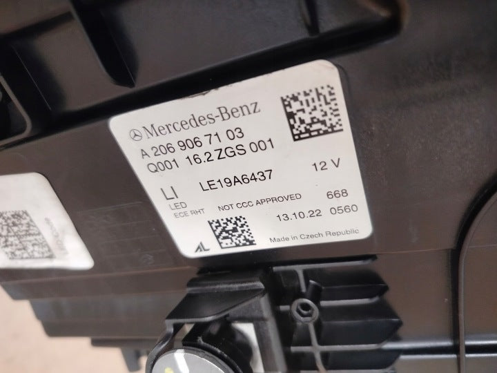 Frontscheinwerfer Mercedes-Benz W206 A2069067103 A2069060803 Full LED Ein Satz SCH8628674694ul