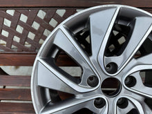 Load image into Gallery viewer, 1x Alufelge 17 Zoll 7.0" 5x114.3 58ET Glanz Graphit 5210-G4350 Hyundai I30 Mg FEL1958378659ap