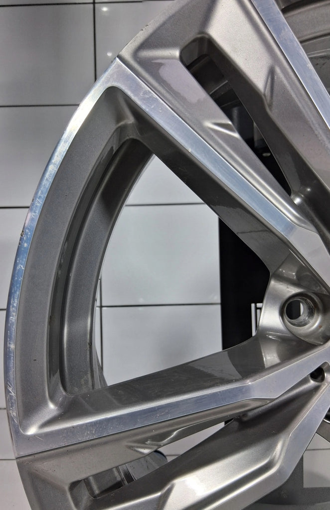 1x Alufelge 18 Zoll 8.0" 5x120 20ET Glanz Grau 8091464 BMW Rim Wheel FEL7142379809fm