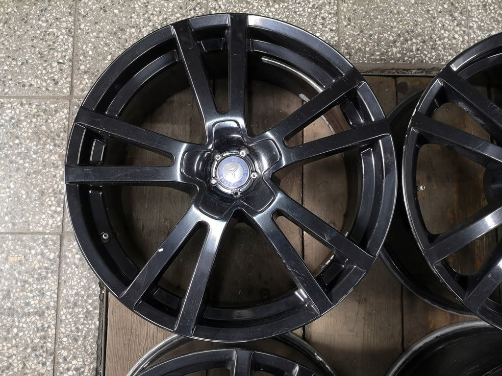 4x Alufelge 20 Zoll 8.5" 5x112 24ET Glanz Schwarz Rim Wheel FEL9486039739dt
