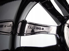 Load image into Gallery viewer, 4x Alufelge 18 Zoll 7.5&quot; 5x112 49ET Glanz Schwarz A1774012700 Mercedes-Benz W177