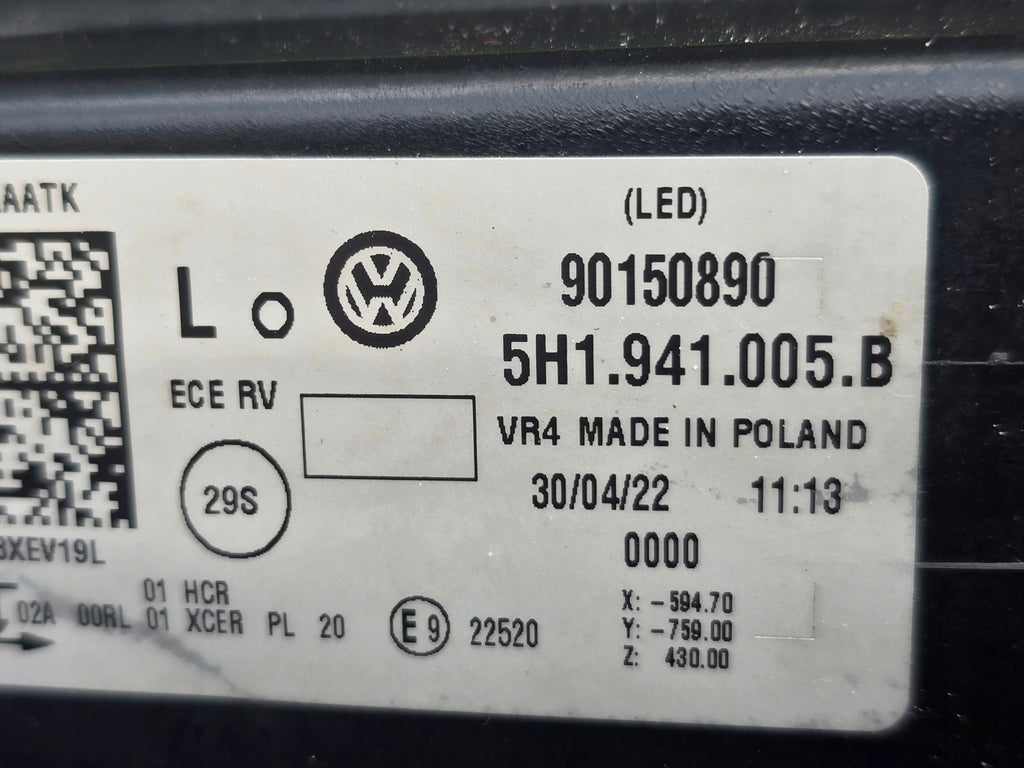 Frontscheinwerfer VW Golf VIII 5H1941005B Links Scheinwerfer Headlight SCH4381084178fe