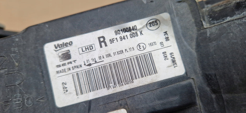 Frontscheinwerfer Seat Leon 5f1 5F1941008K Full LED Rechts Headlight