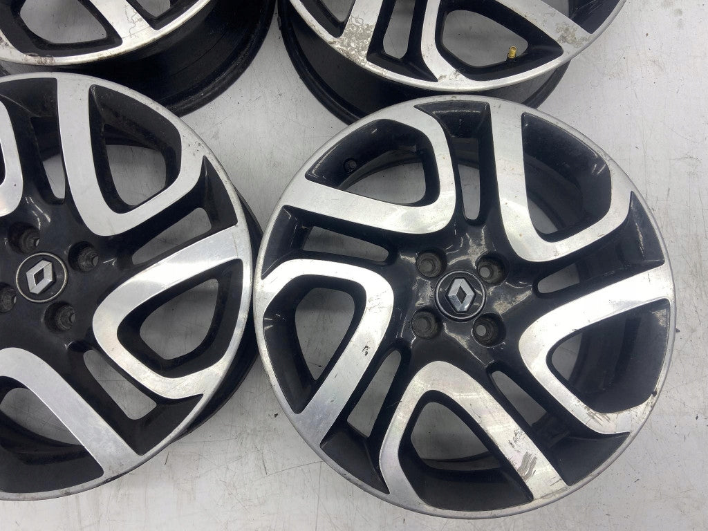 1x Alufelge 17 Zoll 6.5" 4x100 40ET Glanz Silber Renault Captur I Rim Wheel FEL3938246390du