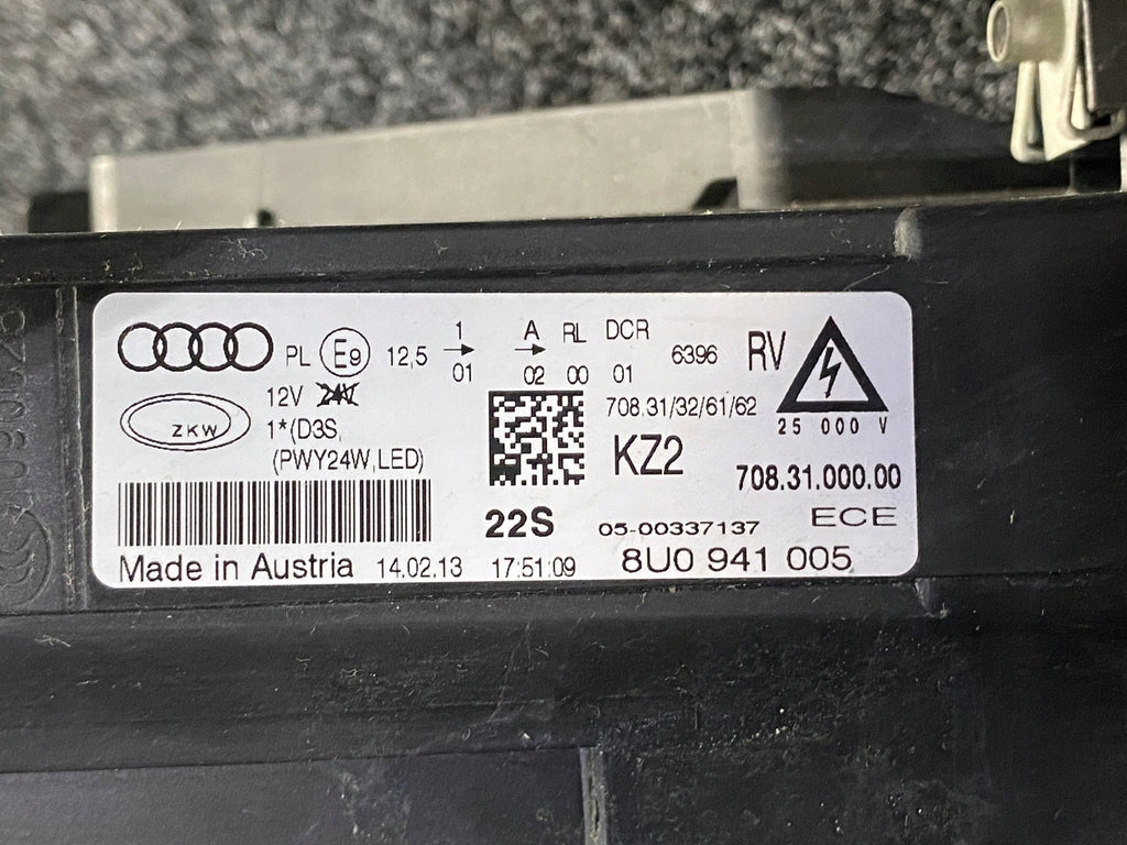 Frontscheinwerfer Audi Q3 8U0941005 Xenon Links Scheinwerfer Headlight