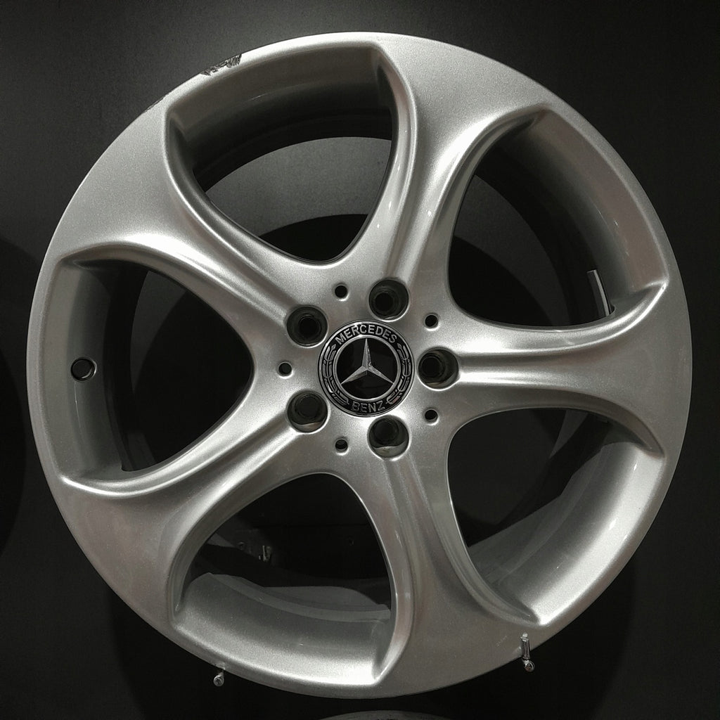 4x Alufelge 18 Zoll 7.5" 5x112 44ET Glanz Silber A2054010600 Mercedes-Benz W205 FEL3521805479ve
