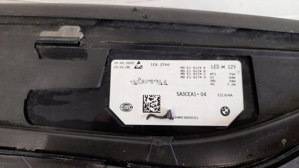 Frontscheinwerfer BMW IX 5A3CEA1-04 Ein Stück (Rechts oder Links) Headlight SCH7386866154qk