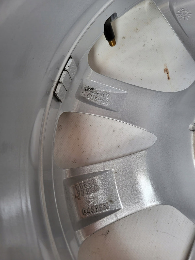 1x Alufelge 16 Zoll 6.5" 4x108 38ET Glanz Silber 9832277280 Opel Corsa F