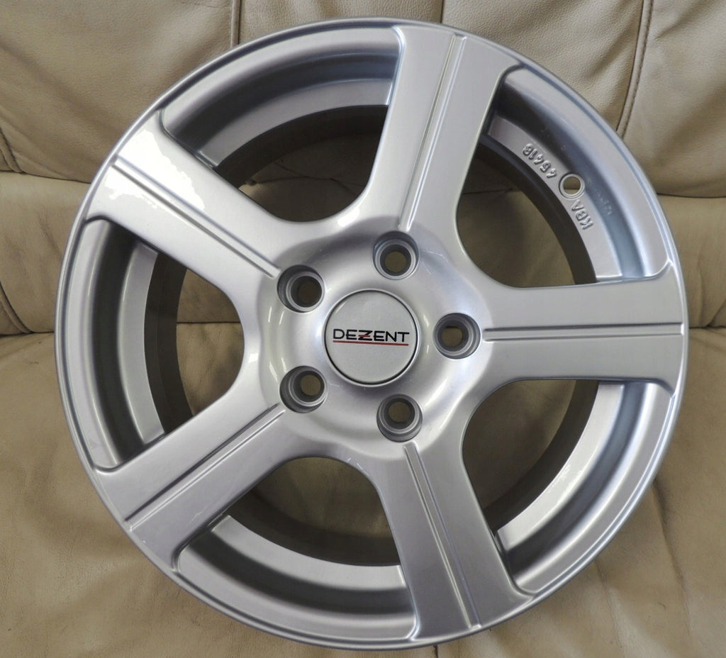 4x Alufelge 15 Zoll 6.5" 5x112 48ET Glanz Silber TEL848 Rim Wheel FEL9351903131lo