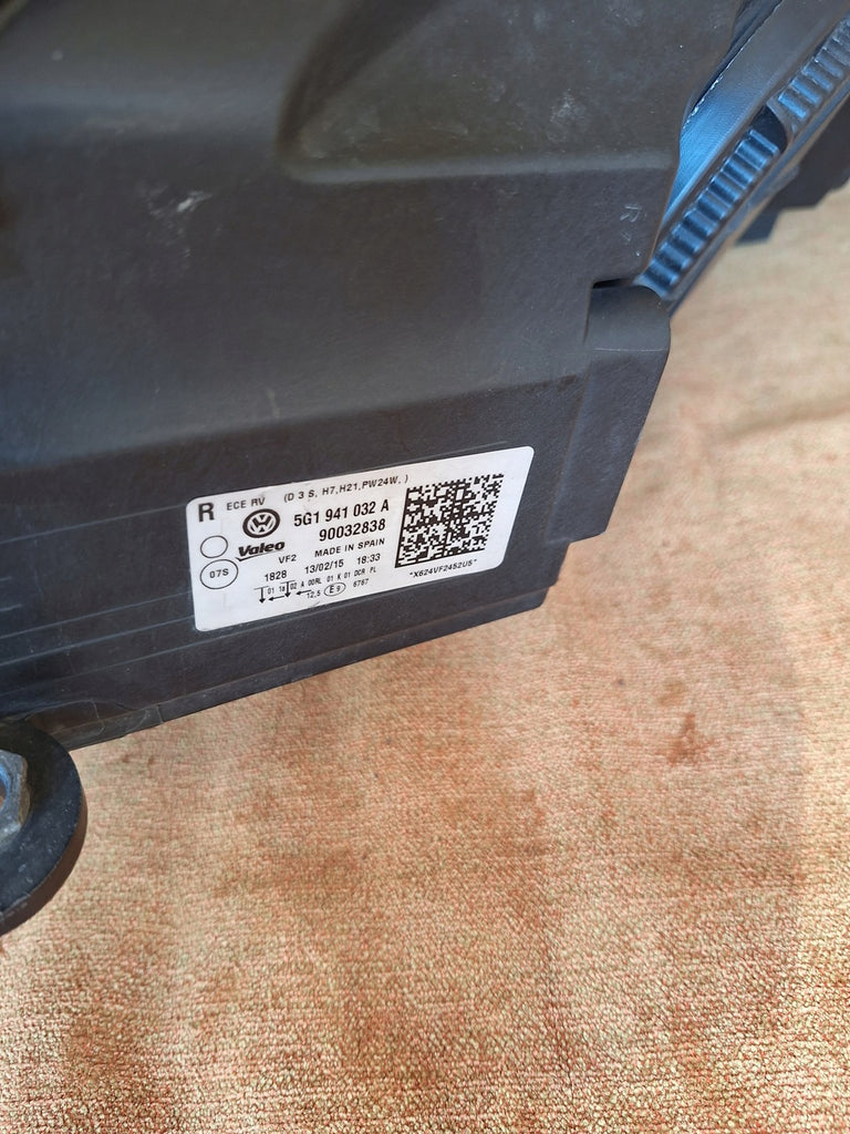 Frontscheinwerfer VW Golf VII 5g1 5G1941032A Xenon Rechts Scheinwerfer Headlight SCH3044565402ys