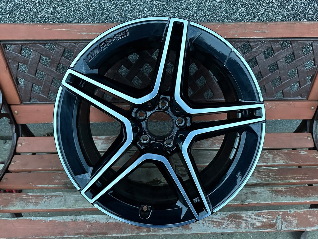 1x Alufelge 19 Zoll 8.0" 5x112 38ET A2534015300 Mercedes-Benz Glc Rim Wheel FEL6942815046bh