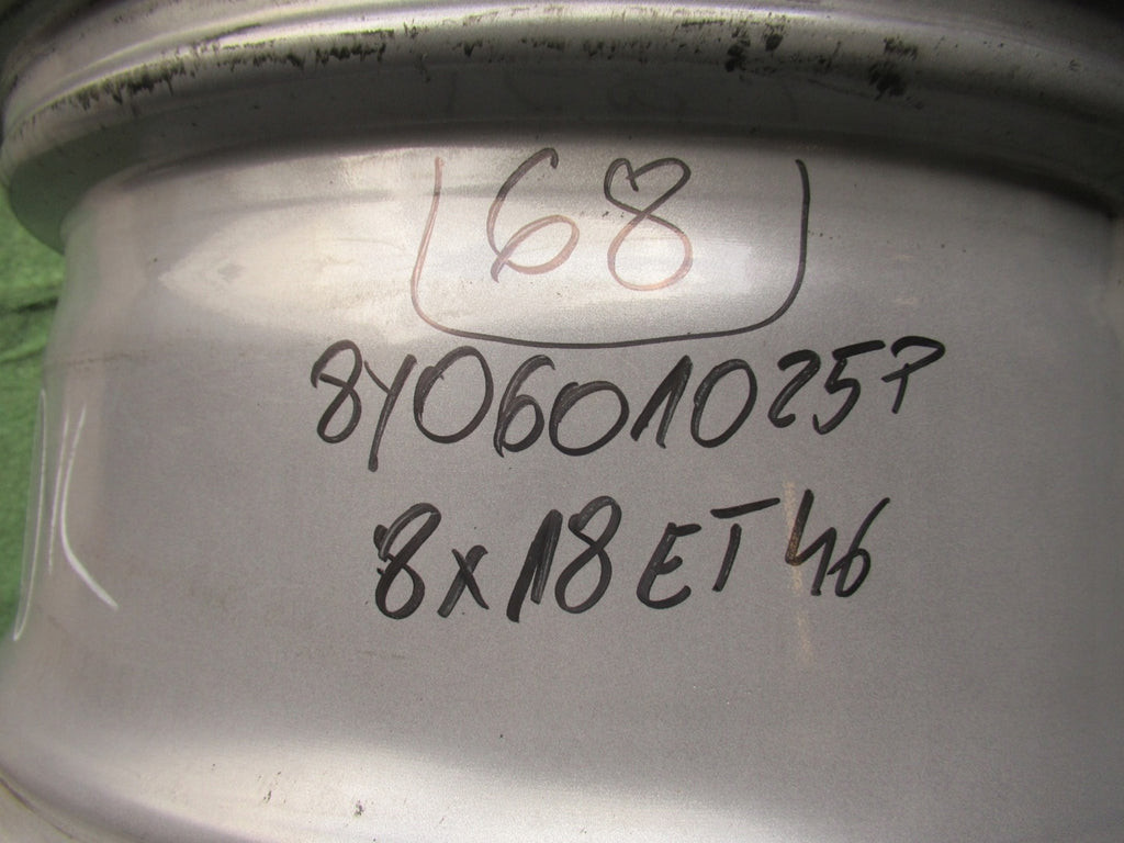1x Alufelge 18 Zoll 8.0" 5x112 46ET Grau 8Y0601025P Audi A3 Mg Rim Wheel FEL4956965270iz