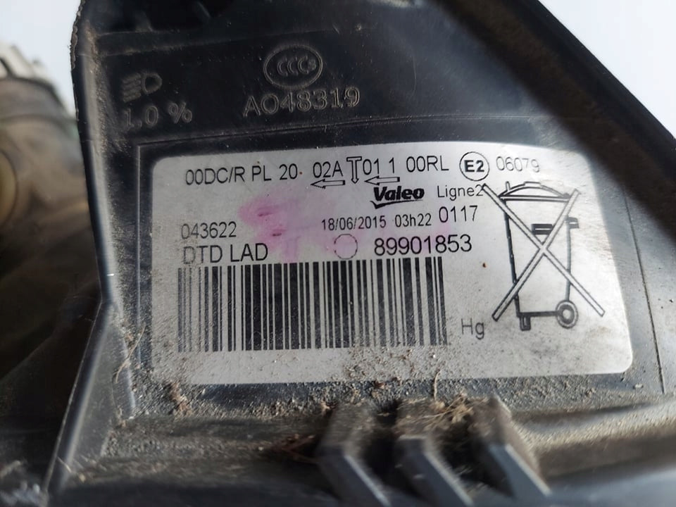 Frontscheinwerfer Renault Laguna III 89901853 Xenon Rechts Headlight SCH8868817519ef