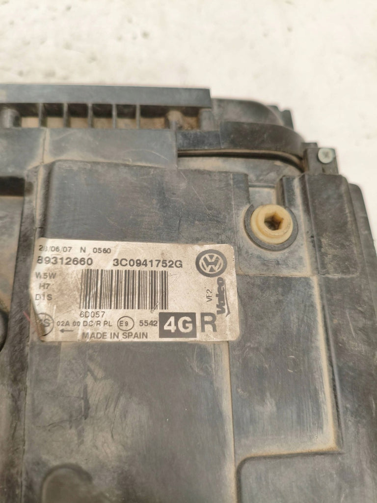Frontscheinwerfer VW Passat 3C0941752G 89312660 Rechts Scheinwerfer Headlight SCH9519631425dy
