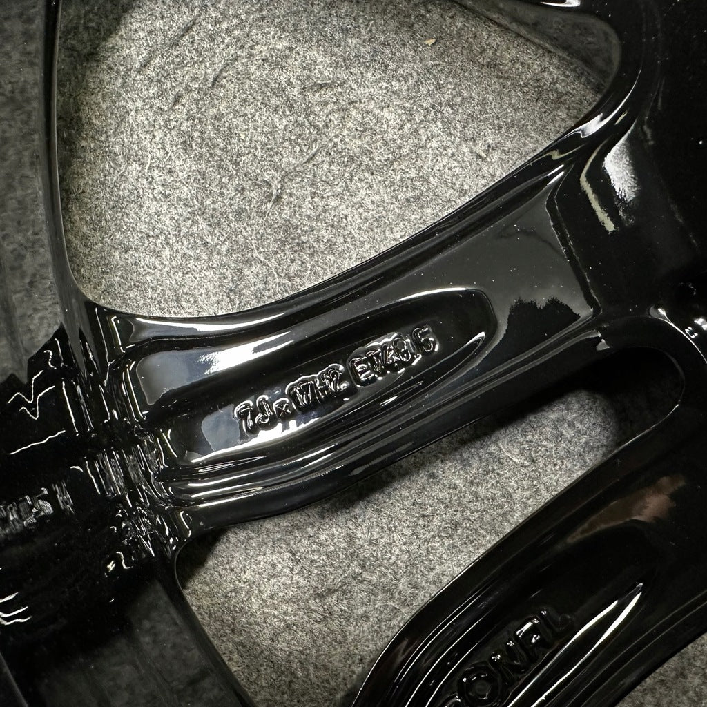 4x Alufelge 17 Zoll 7.0" 5x112 38ET Glanz Schwarz A2054010200 Mercedes-Benz A205 FEL8568913503cg