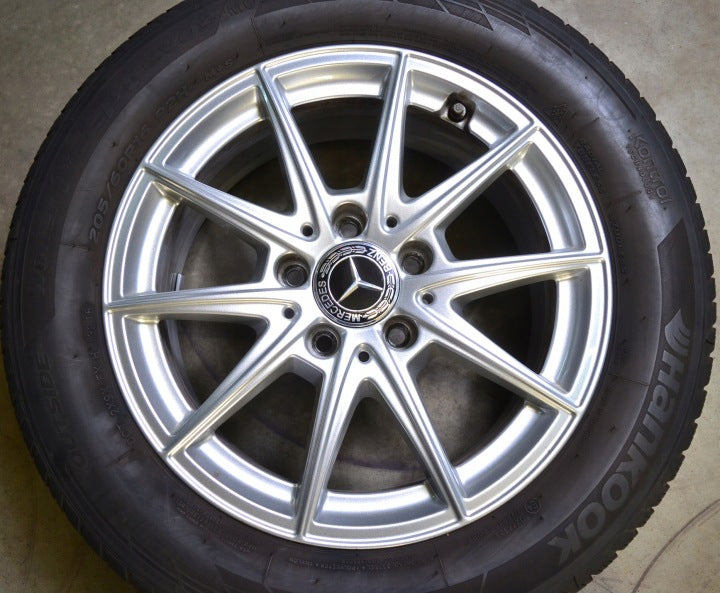4x Alufelge 16 Zoll 6.5" 5x112 44ET Glanz Silber A1774011100 Mercedes-Benz W177 FEL6986794252fq