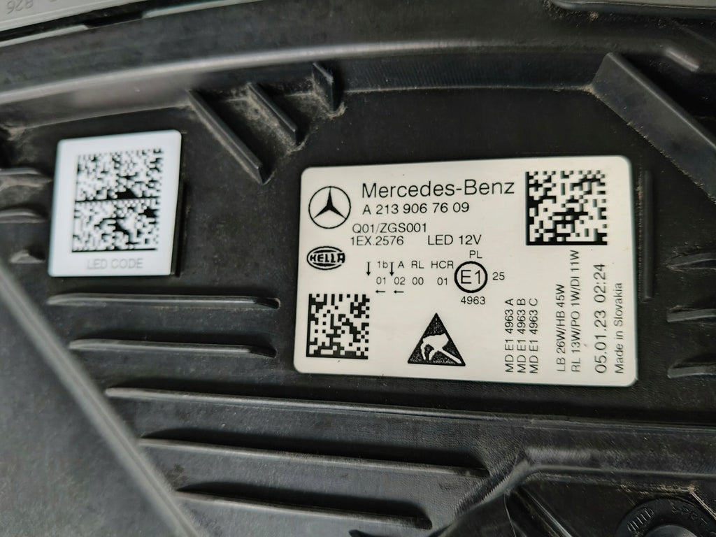 Frontscheinwerfer Mercedes-Benz W213 A2139067609 Full LED Rechts Headlight SCH9727699445xd