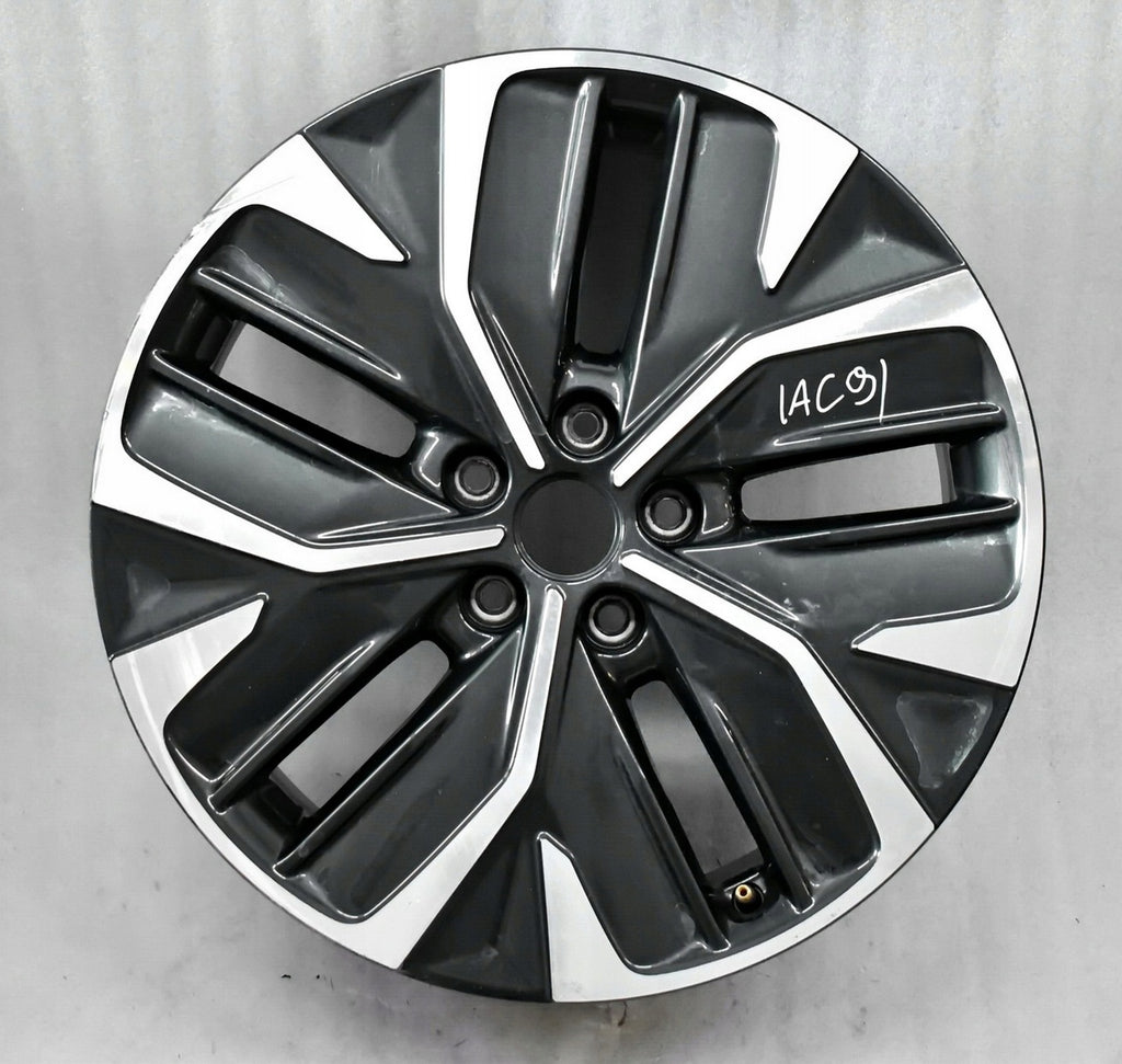 1x Alufelge 19 Zoll 7.5" 5x114.3 54,5ET Glanz Schwarz 52910CV110 Kia Ev6