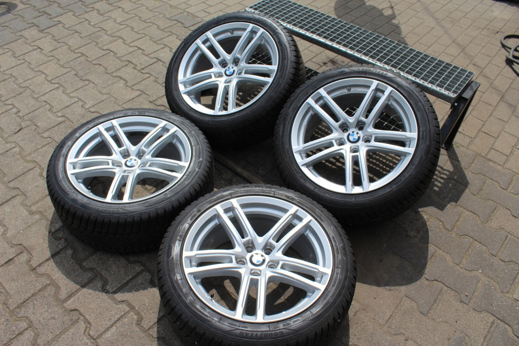 4x Alufelge 18 Zoll 8.0" 5x112 30ET Glanz Silber BMW 5 G31 G30 Rim Wheel FEL4689158216np