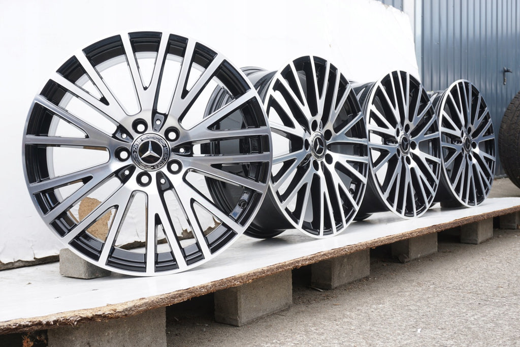 4x Alufelge 18 Zoll 7.5" 5x112 49ET Glanz Schwarz A1774010600 Mercedes-Benz W177 FEL1141448088tg