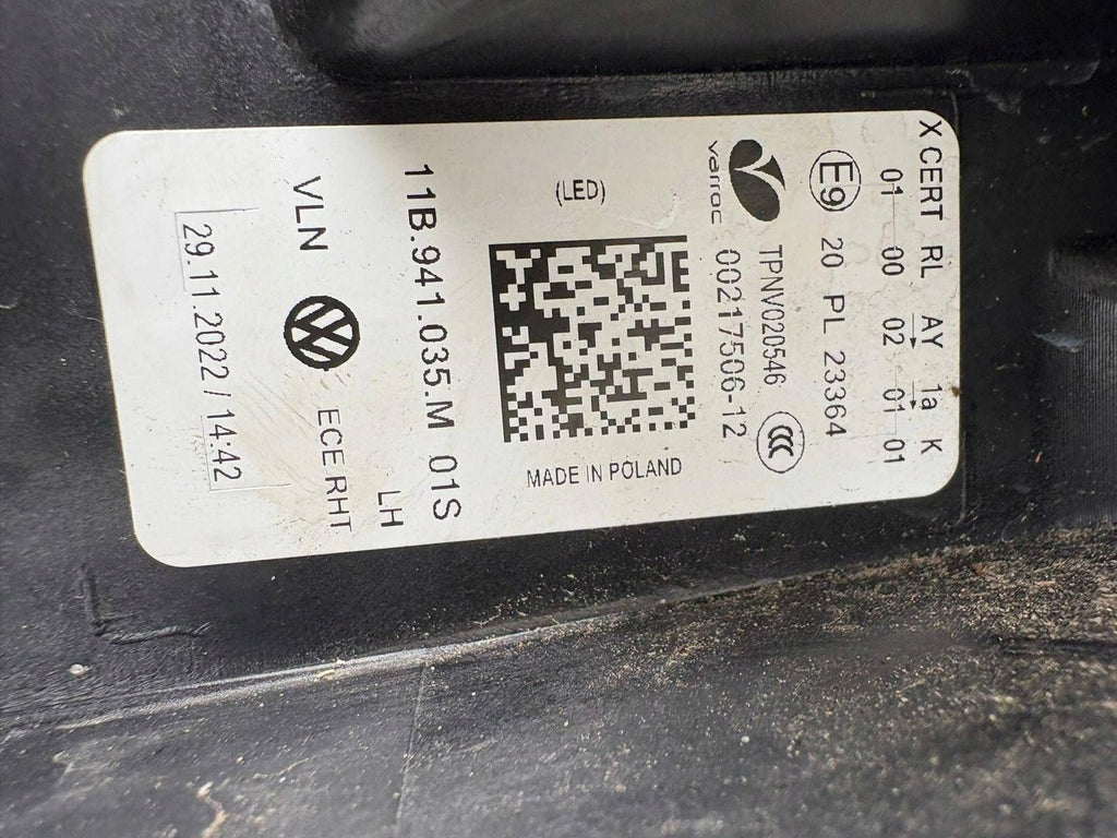 Frontscheinwerfer VW Id.4 11B941035M Ein Stück (Rechts oder Links) Headlight SCH3402549680yo