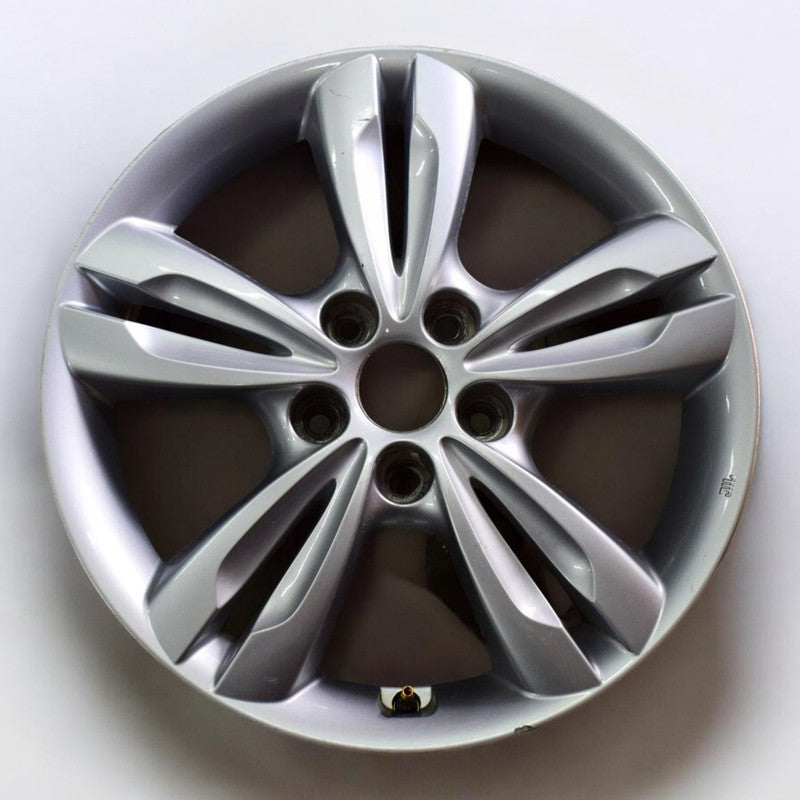 1x Alufelge 17 Zoll 6.5" 5x114.3 48ET Glanz Silber 52910-2S210 Hyundai Ix35