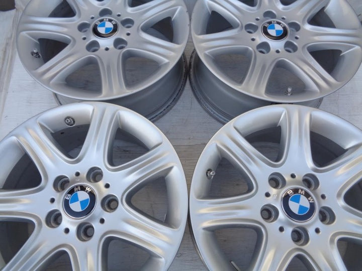 4x Alufelge 16 Zoll 7.0" 5x120 40ET Glanz Silber 6796201 BMW 1 F21 E81 E87 F20 FEL1067246461dh