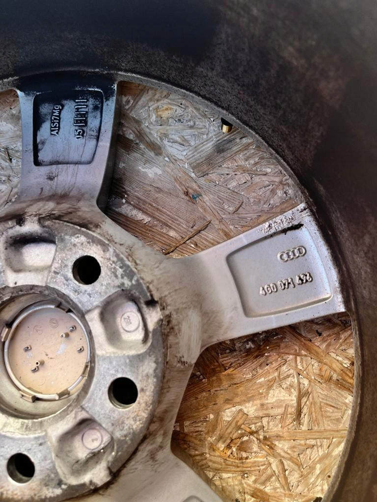 1x Alufelge 16 Zoll 7.5" 5x112 37ET Glanz Silber 4G0071496 Audi Rim Wheel FEL9463201692in