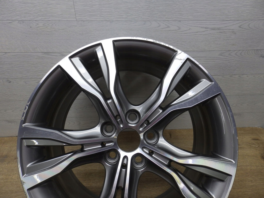 1x Alufelge 18 Zoll 8.0" 5x112 57ET Glanz Graphit 6855093 BMW 2 F45 F46 Mg FEL8310204727np