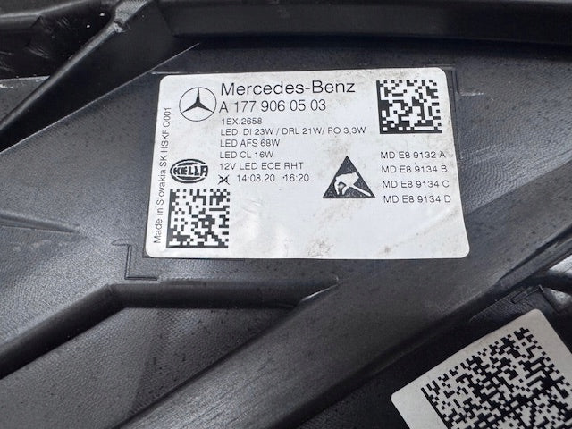 Frontscheinwerfer Mercedes-Benz W177 A1779060503 LED Links Headlight SCH4522380789qf