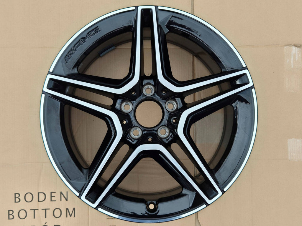 1x Alufelge 18 Zoll 8.0" 5x112 43ET Glanz Schwarz A2134016300 Mercedes-Benz W213 FEL6792937814gy
