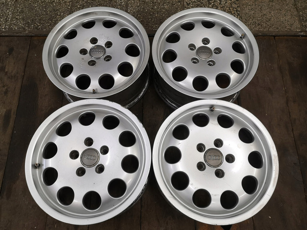 4x Alufelge 16 Zoll 7.0" 5x112 45ET Glanz Silber 8D0601025 Audi Rim Wheel