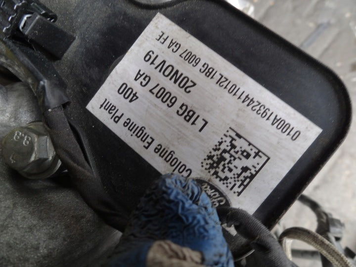 Motor Ford Fiesta I M0JB 1.0 95PS 70kW 48TKm 2019 Benzin Engine Unkomplett MOT6239230585qe