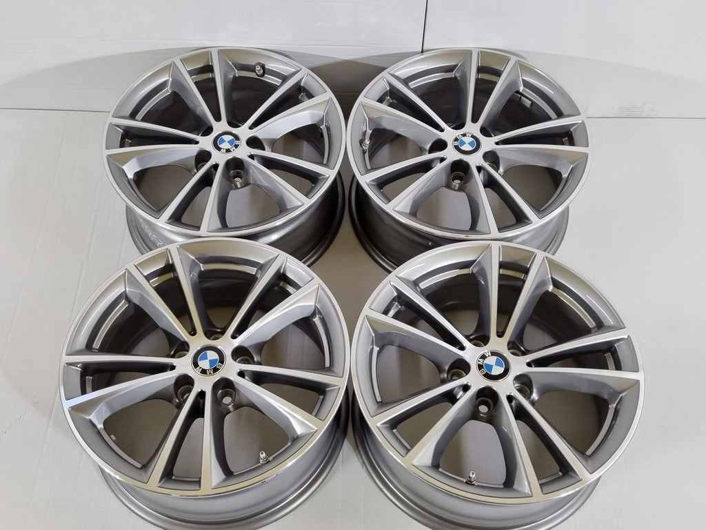 1x Alufelge 17 Zoll 7.5" 5x112 27ET Glanz Graphit BMW G31 G30 Rim Wheel FEL7242730095vm