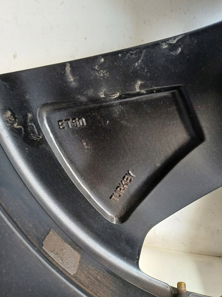 1x Alufelge 19 Zoll 7.5" 5x112 50ET Glanz Schwarz 10E601025J Cupra Leon Born