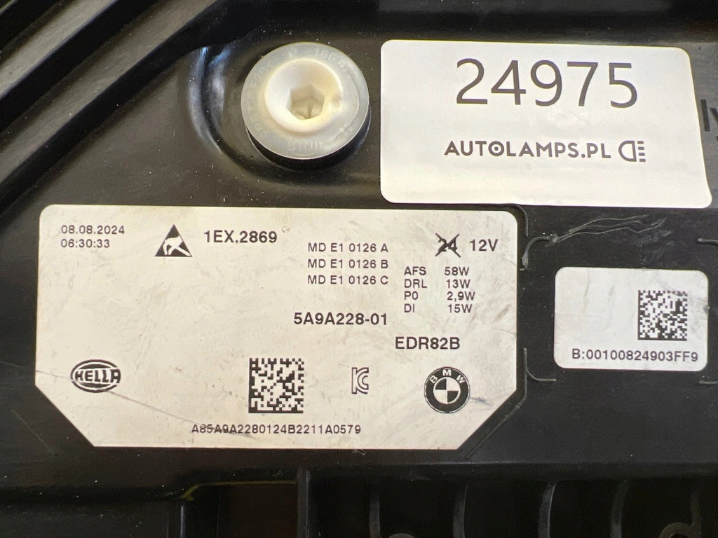 Frontscheinwerfer BMW X1 5A9A228-01 LED Rechts Scheinwerfer Headlight SCH3405801698ig