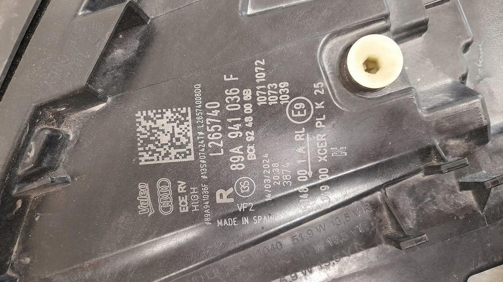 Frontscheinwerfer Audi E-Tron 89A941036F Rechts Scheinwerfer Headlight