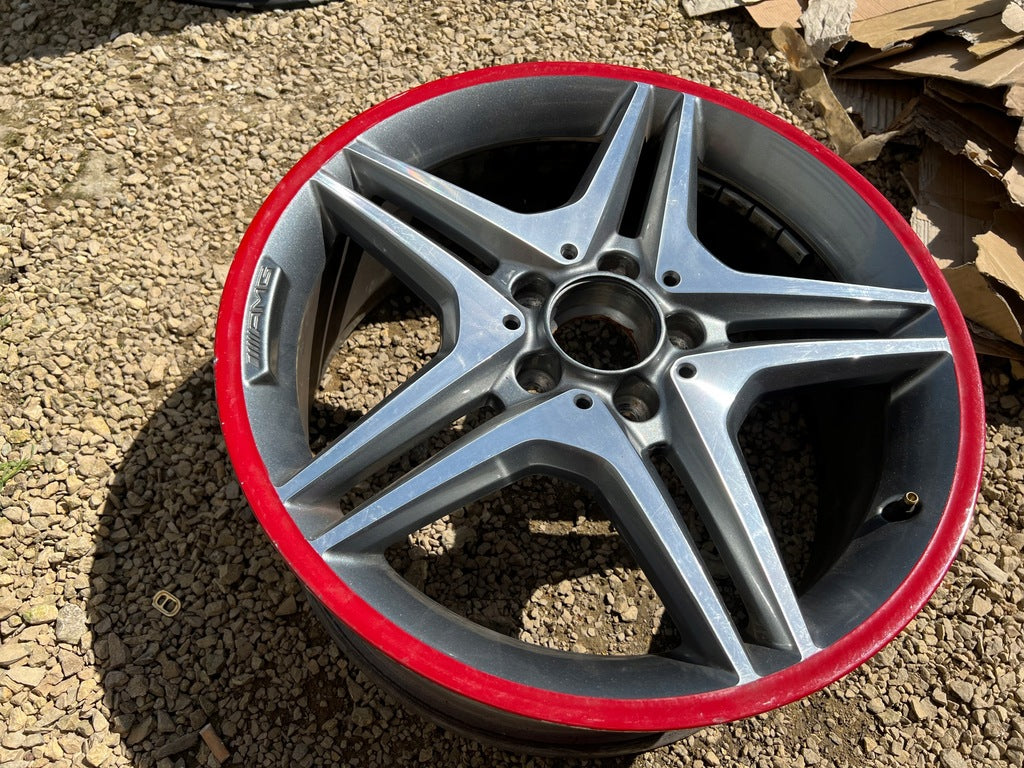 1x Alufelge 18 Zoll 7.5" 5x112 52ET Glanz Grau A1764010302 Mercedes-Benz Amg FEL8463143223gf