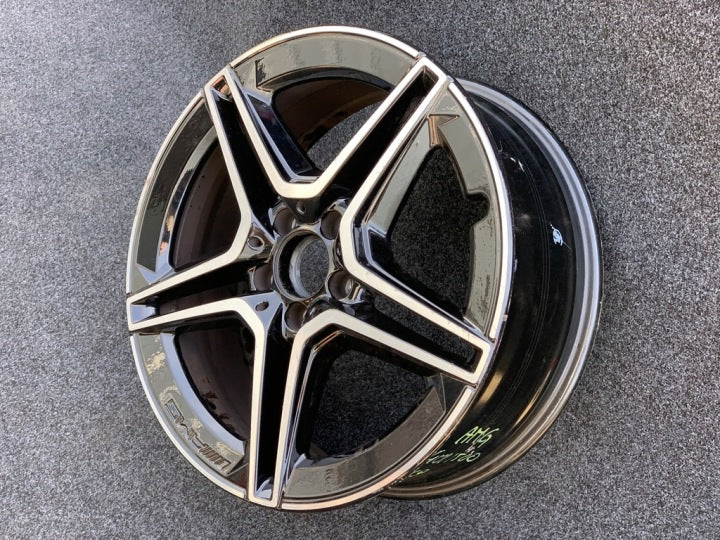 1x Alufelge 19 Zoll 7.5" 5x112 53ET Glanz Schwarz A2474011500 Mercedes-Benz W247 FEL5404568948wf