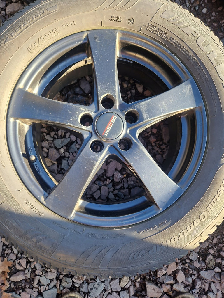 4x Alufelge 16 Zoll 6.5" 5x105 38ET Glanz Schwarz Chevrolet Rim Wheel FEL1768306456ww